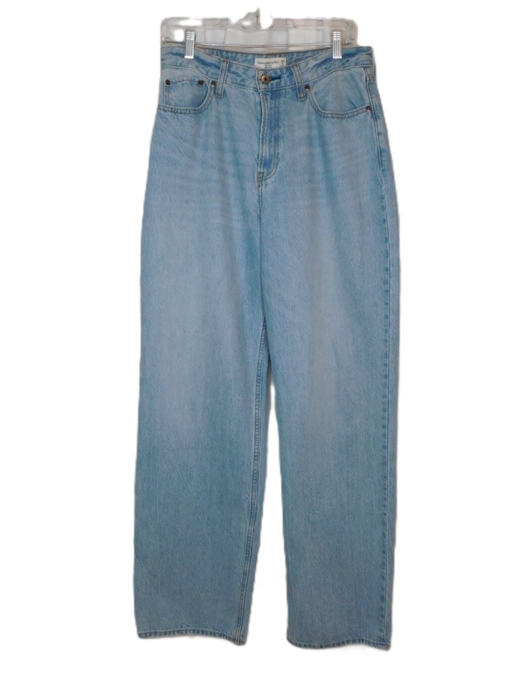 Abercrombie & Fitch Curve Love The Loose High Rise Jeans Light Wash | VGUC | 29L